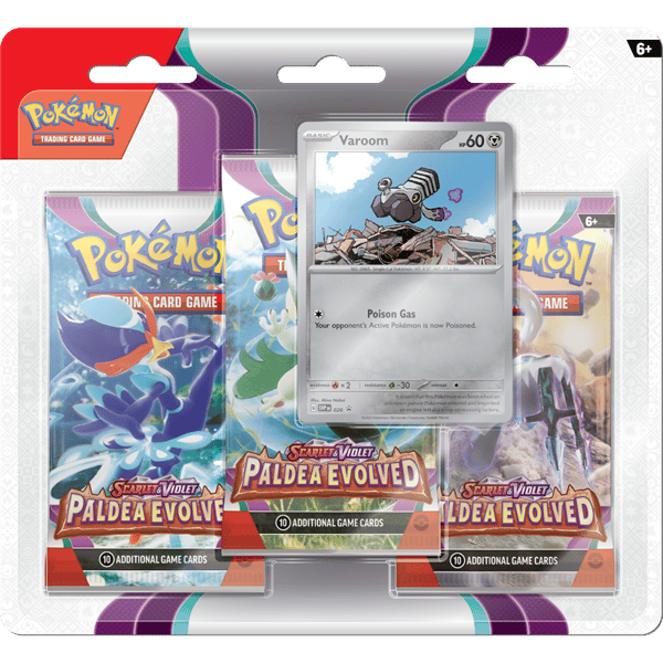Pokemon TCG: Paldea Evolved 3-pak - Varoom