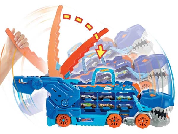 Hot Wheels T-Rex Mega Transporter HNG50 -auto