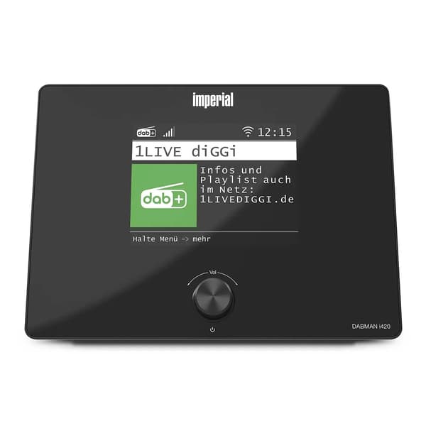 Imperial DABMANi420BK Radio FM DAB+ Internet Wi-Fi Bluetooth Sort
