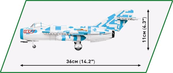 Cobi HC Cold War MiG-17 NATO Code 'Fresco' Byggesæt