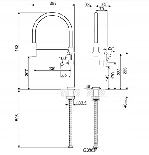 SMEG MDF50PB -keittiöhana