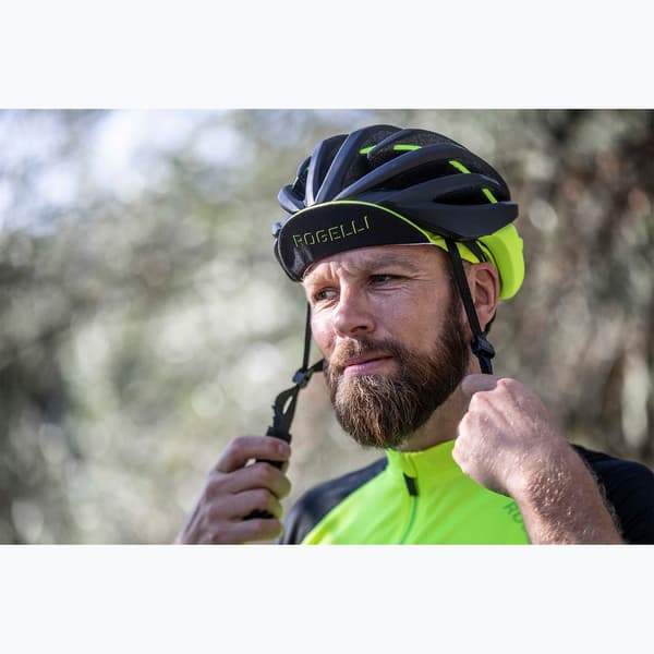Rogelli Tecta cykelhjelm sort/fluor Størrelse: 54-58 cm (S-M)
