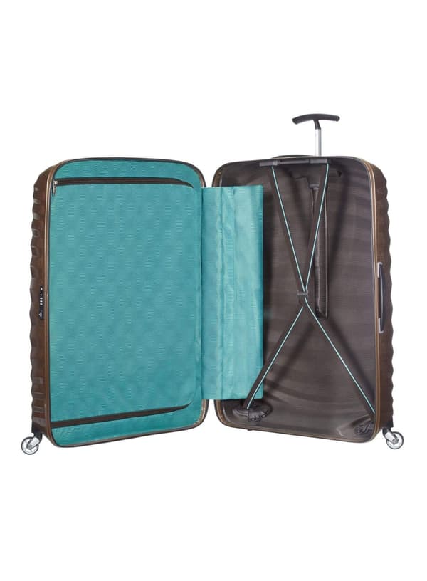 Stor resväska 98,5 l Samsonite Lite-Shock - sand