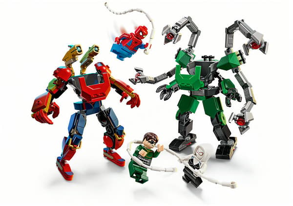 LEGO 76338 Marvel Mech-kamp: Spider-Man mod Doc Ock