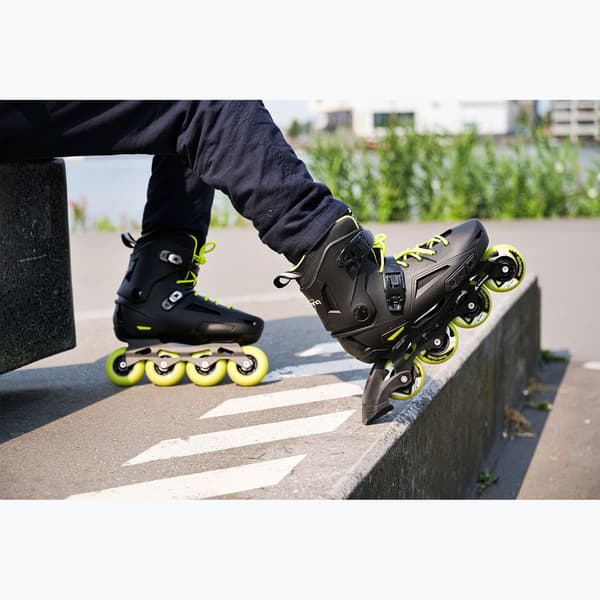 Rollerblade Lightning rulleskøjter til mænd sort/lime Størrelse: 40.5-41 EU