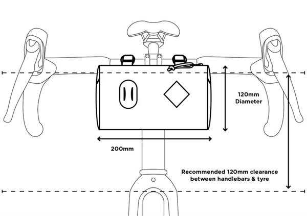 RESTRAP Carry Everything Canister Bag styrväska