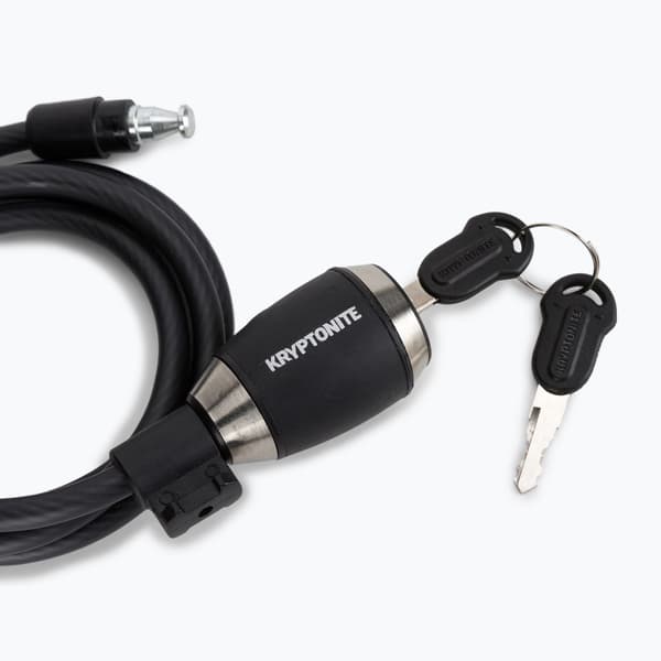 Kryptonite KryptoFlex 815 Key Cable cykellås sort