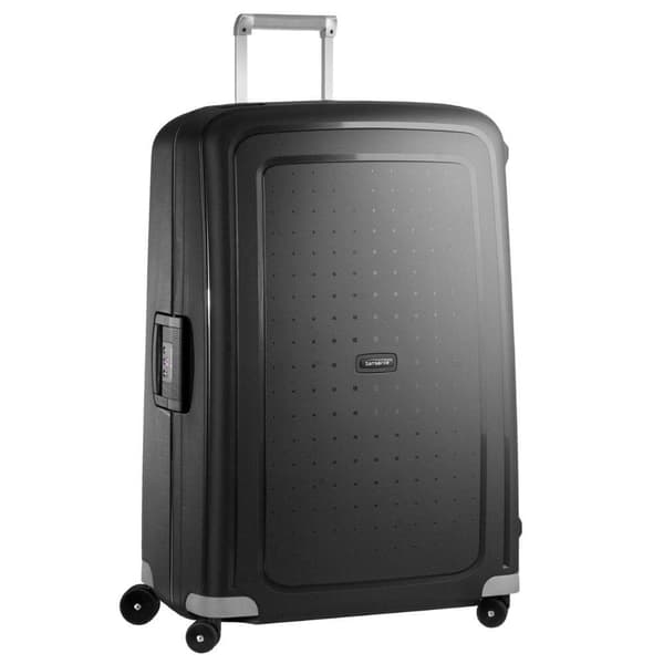 Stor XL Samsonite S'Cure kuffert 138 l - sort