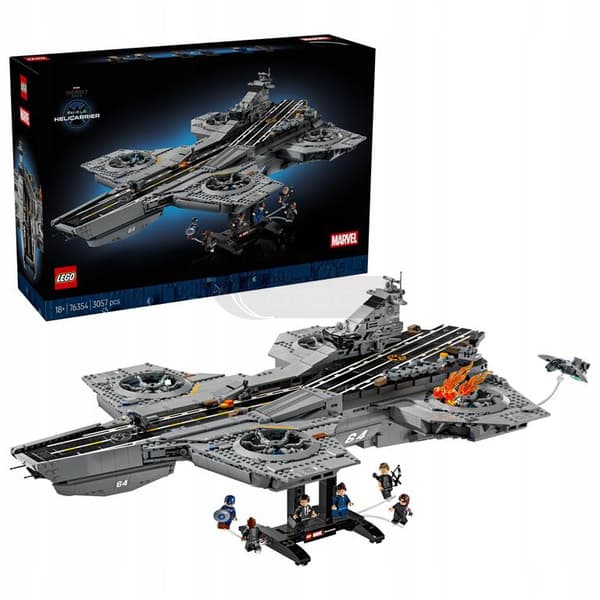 LEGO Marvel 76354 S.H.I.E.L.D. Helicarrier, byggsats 18+