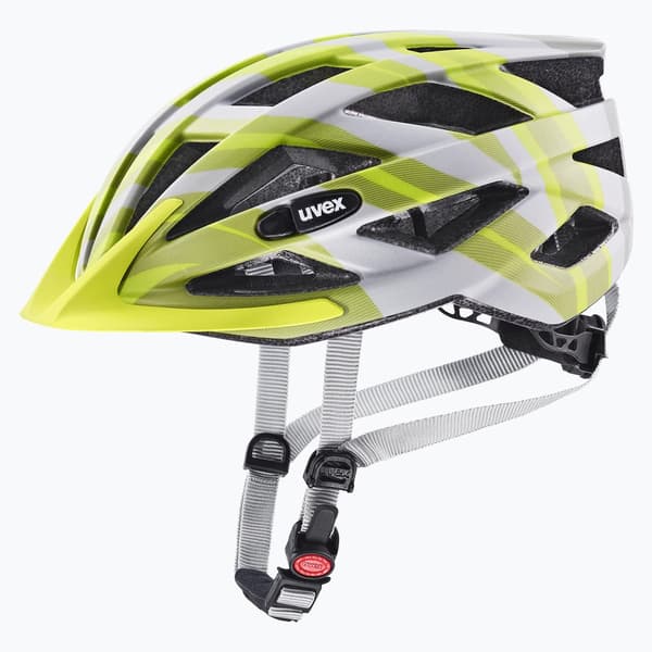 UVEX Air Wing CC cykelhjelm grå/lime mat