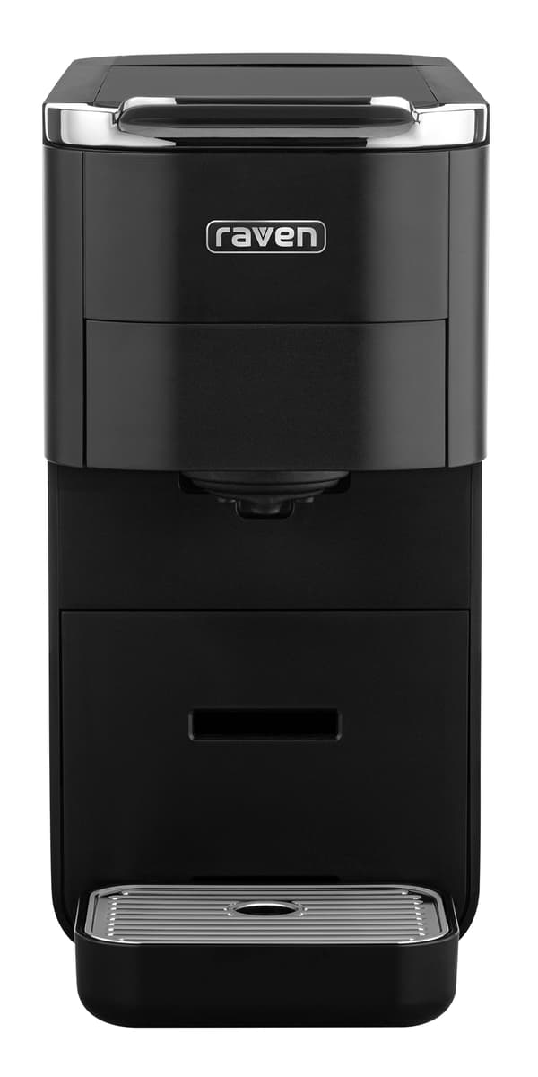 Raven EEK001C Kaffemaskine Sort 3 kaffeadaptere