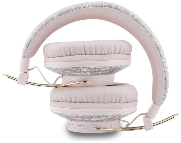 GUESS Triangle Logo Bluetooth ENC On-Ear Hovedtelefoner Pink