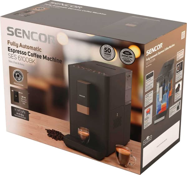 SENCOR SES 6100BK kaffemaskine