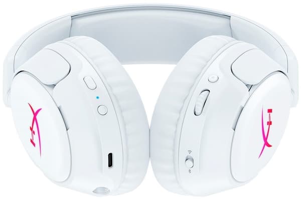 HYPERX Cloud Flight 2 Trådlösa Over-Ear Hörlurar Vit
