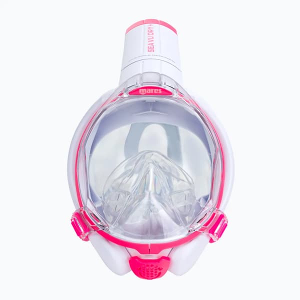 Mares Sea VU Dry + dykmask rosa/vit