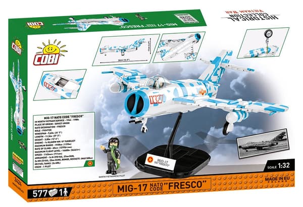 Cobi HC Cold War MiG-17 NATO Code 'Fresco' Byggesæt