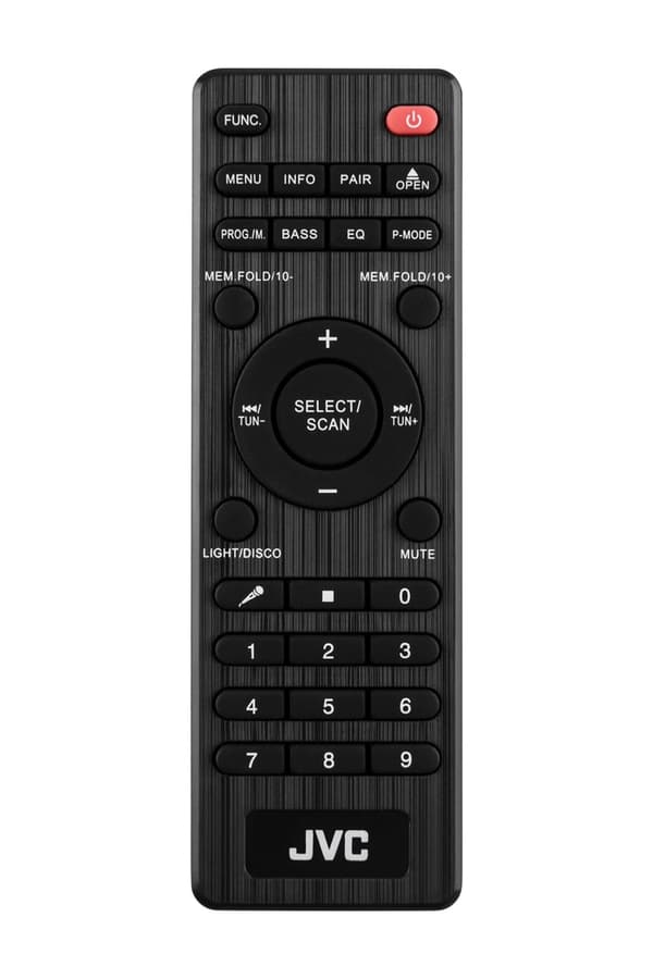 JVC MX-E325B-DAB Bluetooth FM DAB+ Radio Sort