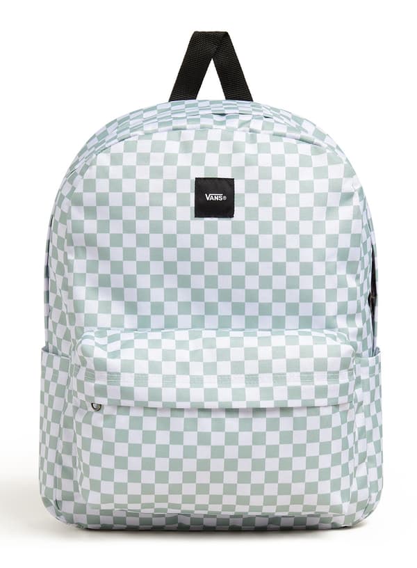 Vans Old Skool Check -reppu nuorille - harmaa oliivi