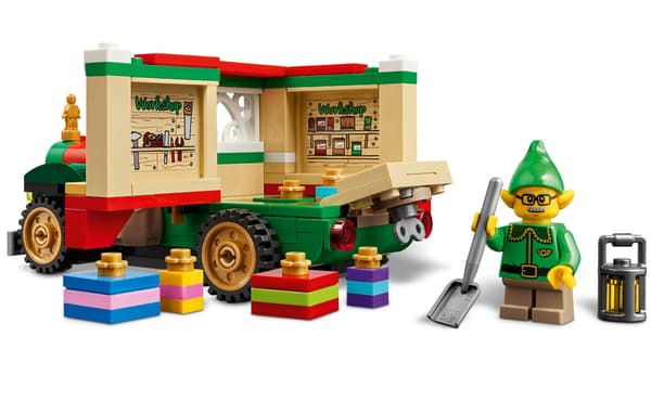 LEGO Iconic 40746 Julemandens lastbil
