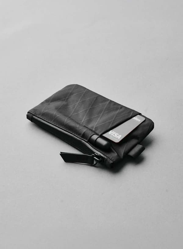 Alpaka Zip Pouch Coin pung - sort