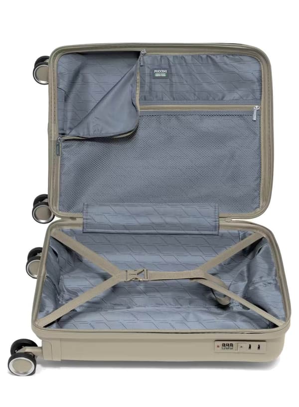 Puccini Turin lille kuffert - beige