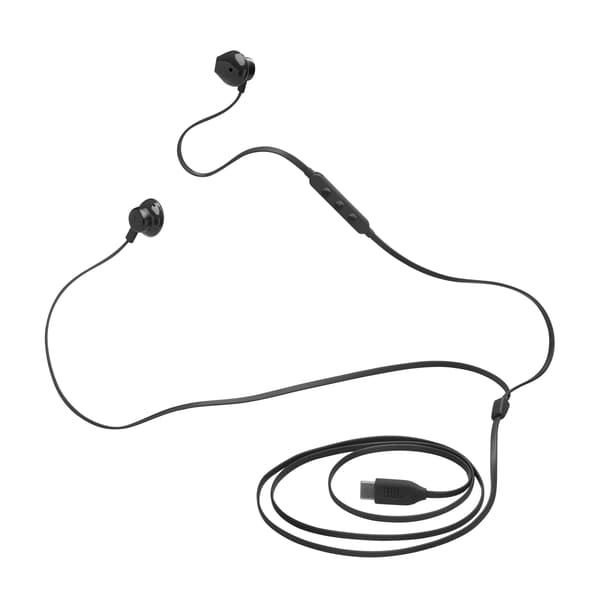 JBL Tune 305C USB-C In-Ear Kablede Hovedtelefoner Sort