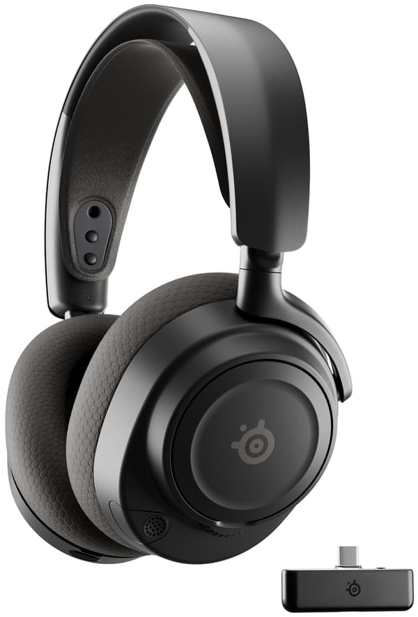 STEELSERIES Arctis Nova 7X Gen 2 Trådløse Hovedtelefoner, Over-ear, Rumlig Lyd Sort