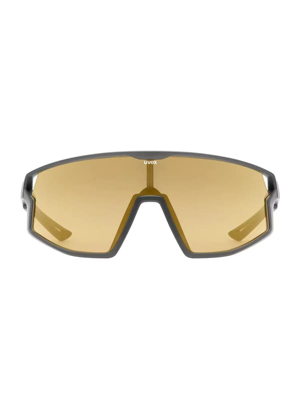 Uvex Skyryse cykelbriller - smoke mat/guld