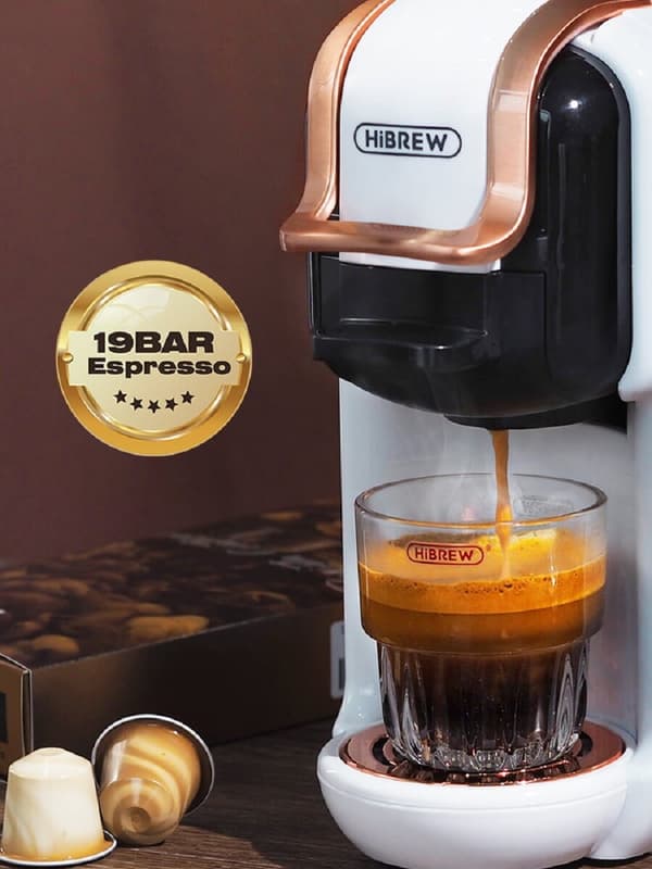 HIBREW H2B 5-i-1 Espressomaskine Sort