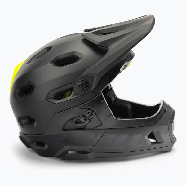 Bell FF Super DH MIPS Spherical matglans sort cykelhjelm