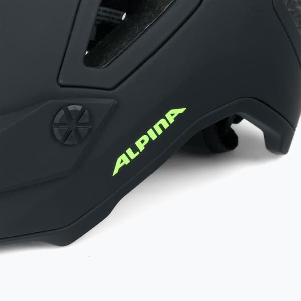 Alpina Comox cykelhjelm sort neon mat