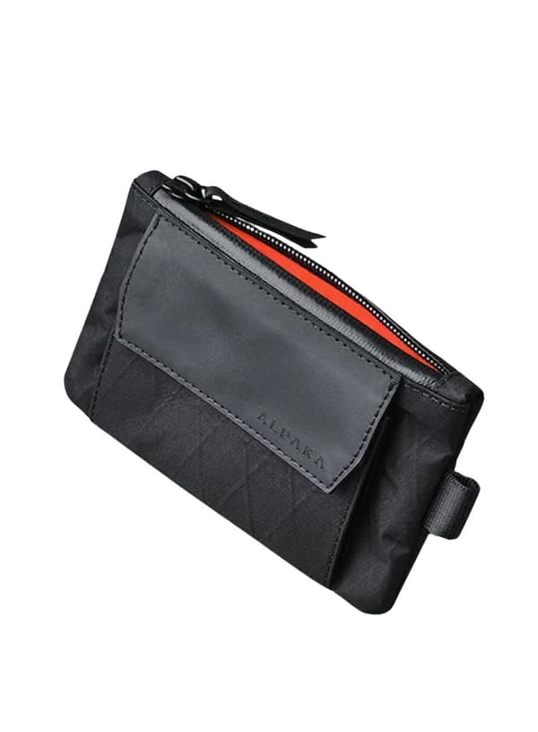 Alpaka Zip Pouch Coin pung - sort