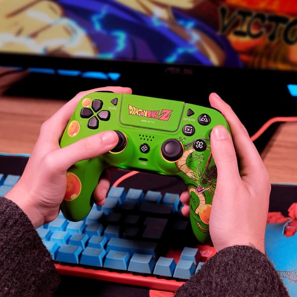 FR-TEC DBPS4GP Dragon Ball Shenron-kontroll för PS4, PC Trådlös