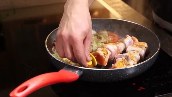TESCOMA Manico Rosso 24 cm grafit - non-stick pande
