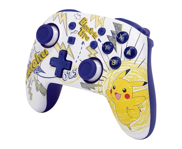 PowerA Enhanced NANO Pokemon Pikachu School Days Controller til Nintendo Switch Trådløs