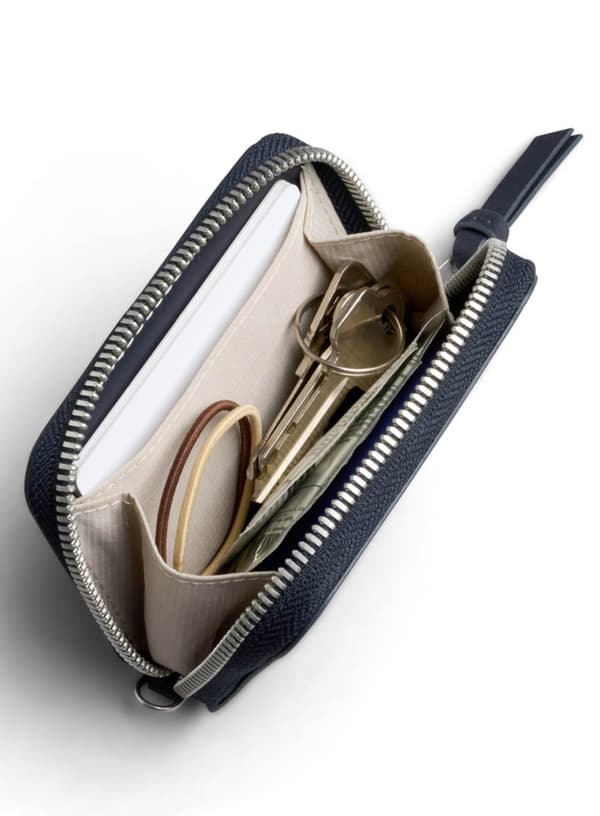 Bellroy Folio Piccolo læderlommebog - navy