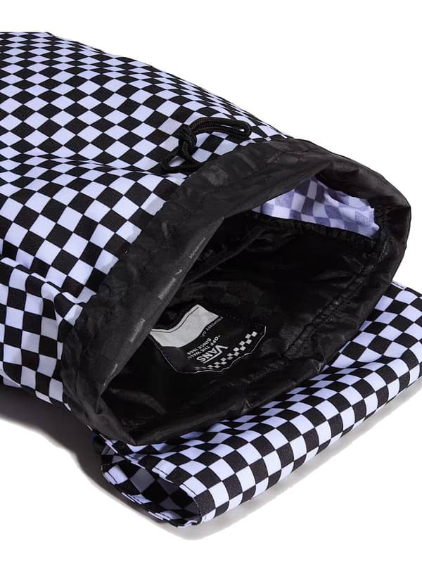 Vans Utility skoletaske med penalhus - checkerboard sort / hvid