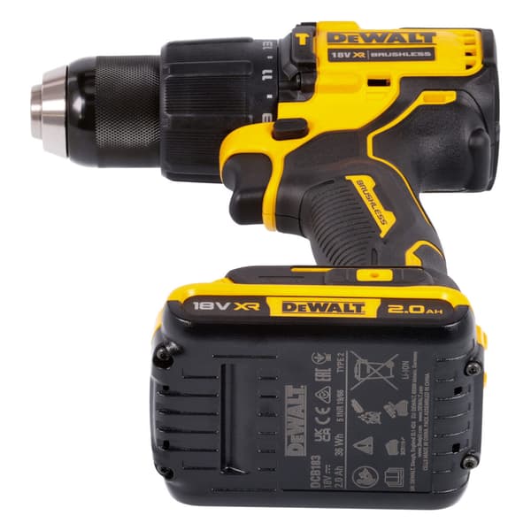 Dewalt DCD709D2T 18 V borrskruvdragare 2 x 2 Ah batteri