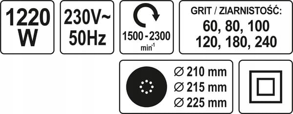 Yato YT-82340 slipmaskin