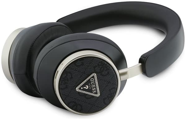 GUESS 4G Triangle Logo Bluetooth ENC On-Ear Hovedtelefoner Sort
