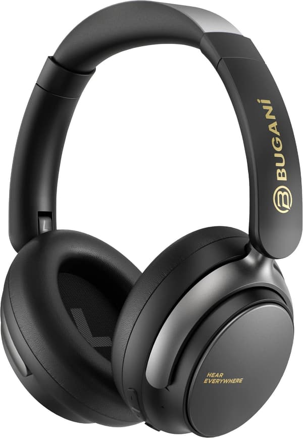 BUGANI Space BH01 ANC Over-Ear Hörlurar Svart