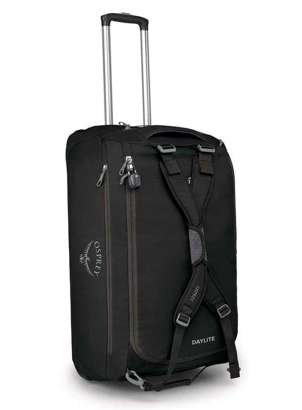 Osprey Daylite Wheeled Duffel 85 -laukku - musta