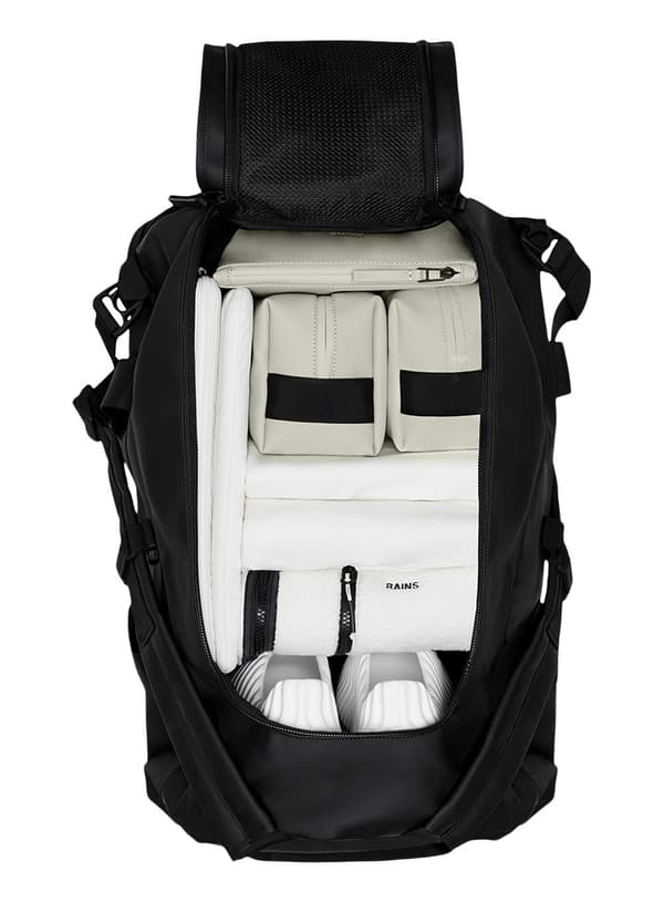 Rains Texel Duffel W3 medium resväska - svart