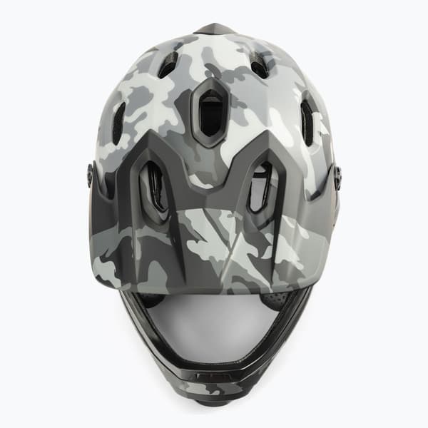 Bell FF Super DH MIPS Spherical mat glans sort camo cykelhjelm