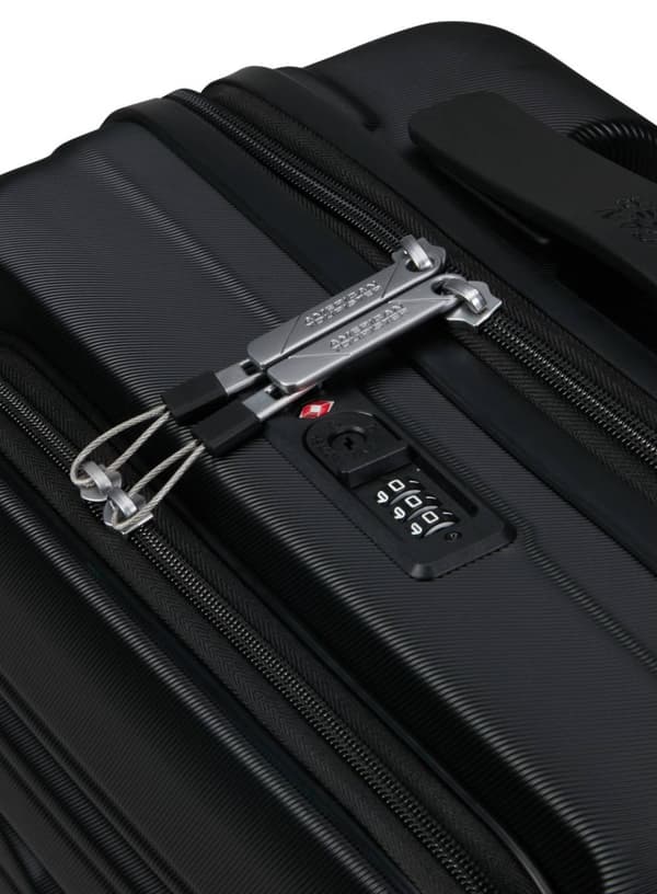 American Tourister Flashline Frontloader kabinekuffert - shadow black