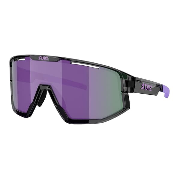 Bliz Fusion Small krystal sort/grå lilla multi solbriller