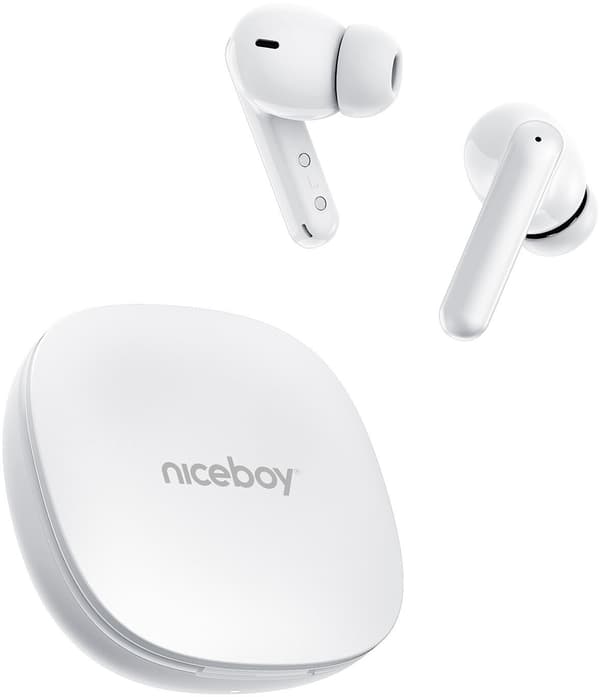 NICEBOY Pins 4 Pro ANC In-ear hovedtelefoner Hvid