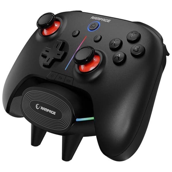Rampage Hydra Pro Gamepad för PC, Android, iOS Trådlös Svart