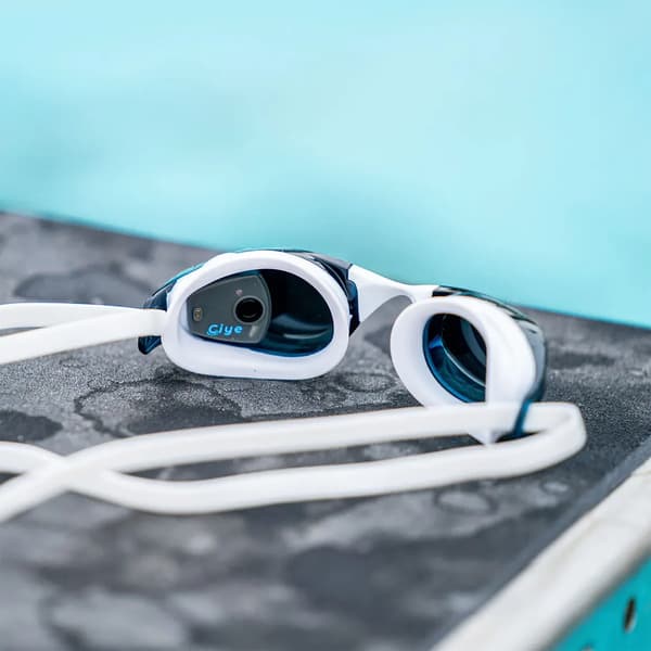 FINIS Smart blå spegel simglasögon