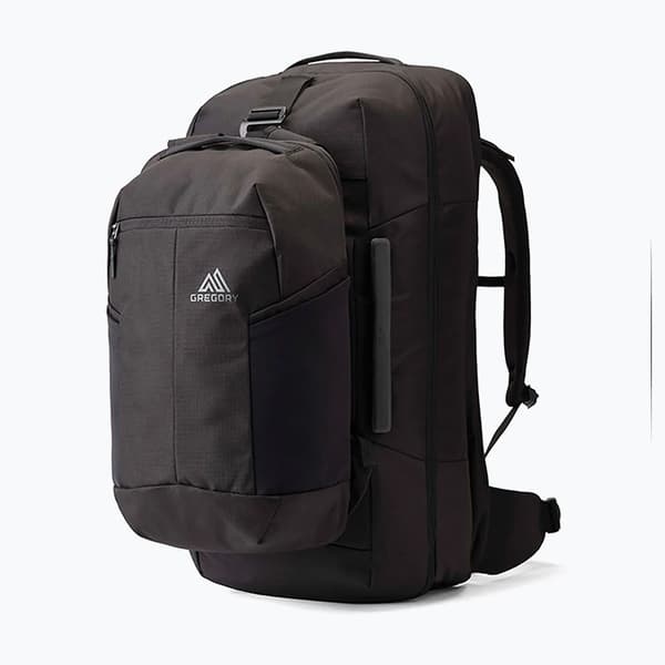 Gregory Border 50 + 15 l sort lav rygsæk